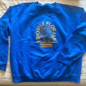 Lonely Ghost Ghostly Florals Crewneck